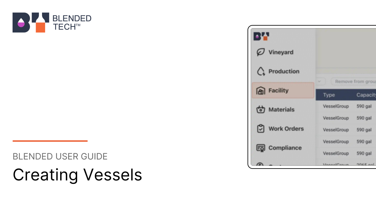 Creating Vessels | Blended User Guide